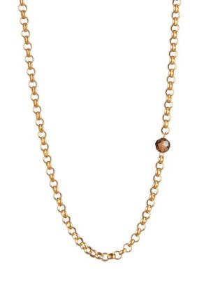 Sparkling Necklace - Gold Plated 90cm