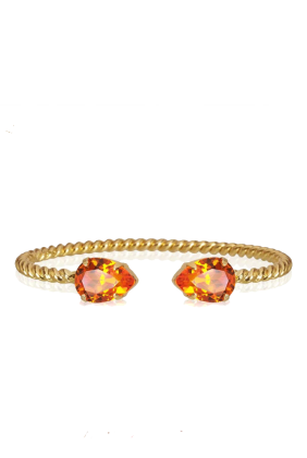 Mini Drop Bracelet - Gold/Tangerine