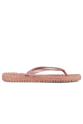Womens Shoes Flats and flat shoes Sandals and flip-flops Misty Rose in Brown Ilse Jacobsen Cheerful Glitter Flip Flops 