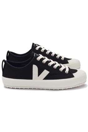 Nova Canvas Trainers - Black Pierre