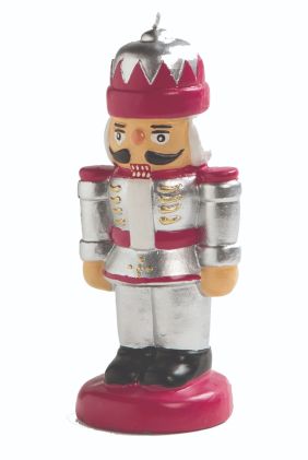 Nutcracker Candle - Silver