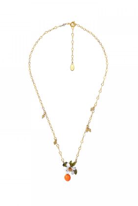 Oranges, Orange Blossom & Little Beads Necklace