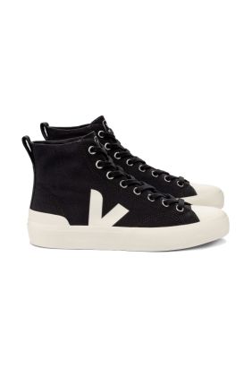 Wata II Canvas High Top Trainers - Black Pierre