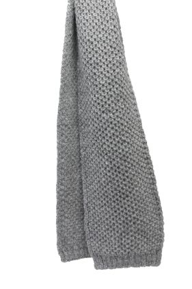Aggetto Alpaca Scarf - Light Grey