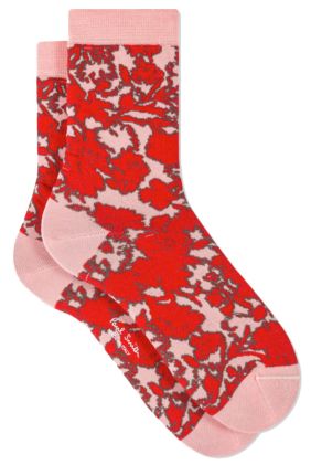 Rave Floral Socks - Pink