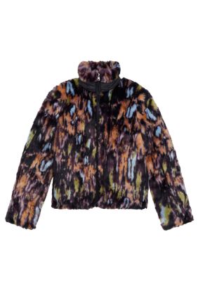 Faux Fur & Quilted Reversible Jacket - Mixed