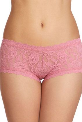 Signature Lace Boyshort - Raspberry