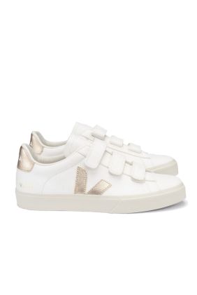 Recife Chrome Free Leather Trainers - White Platine