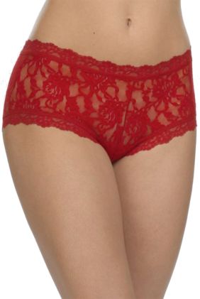 Signature Lace Boyshort - Red