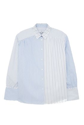 Relaxed-Fit Stripe Shirt - Blue & White