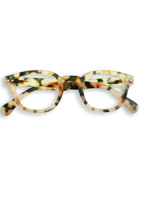 The Retro Reading Glasses #C - Light Tortoise