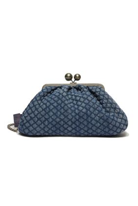 Ribe Medium Pasticcino Bag In Cotton - Cornflower