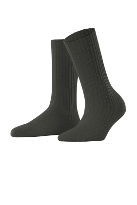 Cosy Wool Boot Socks - Military