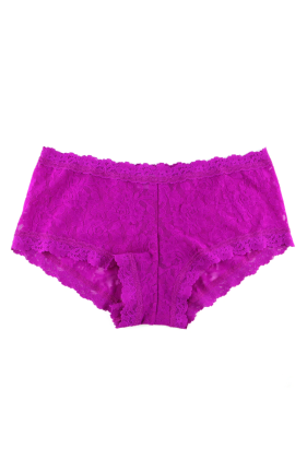 Signature Lace Boyshort - Countess Pink