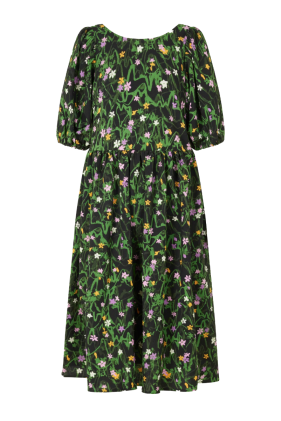 Ursi Dress - Fluor Mini Flowers