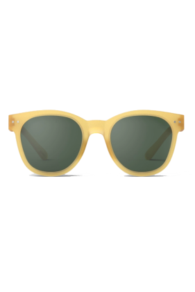 The Oversized Trapeze Sunglasses #N - Yellow Honey