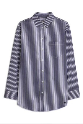 Reed Stripe Shirt - Navy