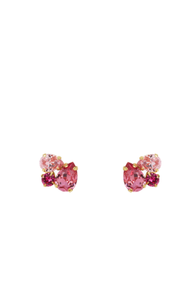Alisia Earrings - Gold/Rose Combo