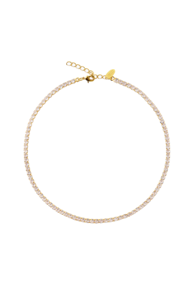 Zara Necklace - Gold/Crystal