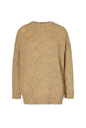 Antony Oversized Mohair & Lurex Sweater - Gold
