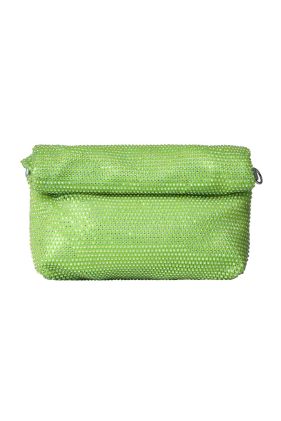 Paris Clutch - Acid Lime Green