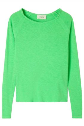 Sonoma Long Sleeve T-Shirt - Fluorescent Parakeet