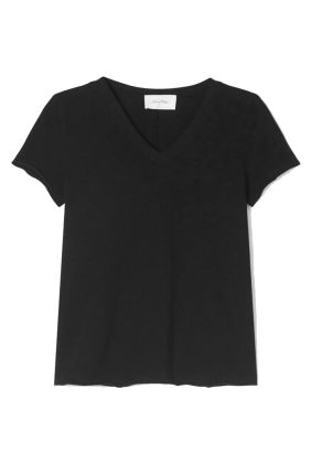 Sonoma V-Neck Short Sleeve T-Shirt - Black