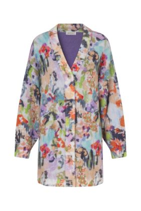 Vega Cardigan - Abstract Floral