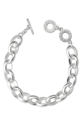 Essentials Everyday  Bracelet - Matt Silver Plated