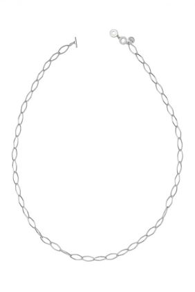 Essentials Ronja Necklace - Matt Silver 90cm