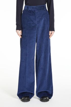 Tania Corduroy Trousers - China Blue