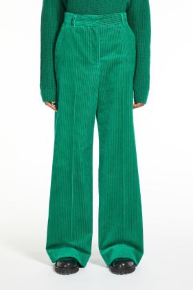 Tania Corduroy Trousers - Emerald