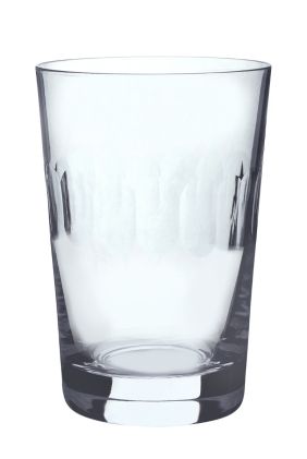 A Set Of Six Crystal Tumblers - Lens Design