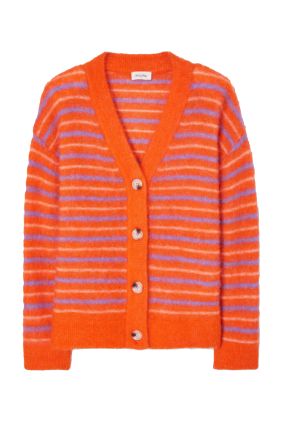 Tyji Cardigan - Nasturtium Stripe
