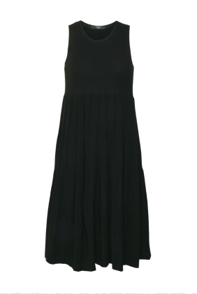 Vanezza Knitted Dress - Black
