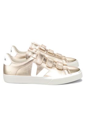 Recife Leather Trainers - Platine White