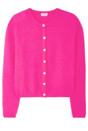 Vitow Cardigan - Neon Pink Melange