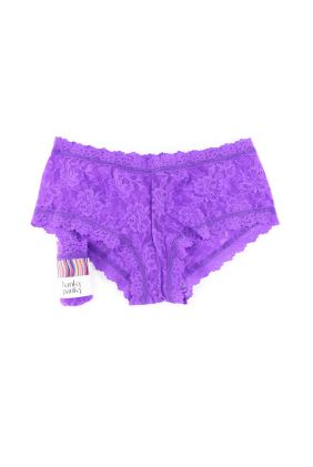 Signature Lace Boyshort - Vivid Violet Purple