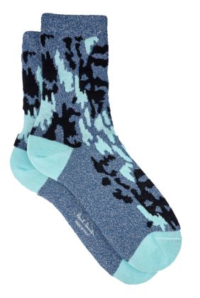 Britney Camouflage Socks - Blue