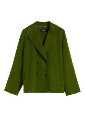Minosse Double-Breasted Wool Jacket - Green