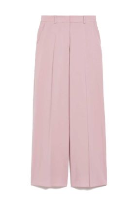 Visivo Wide-Leg Trousers - Peony