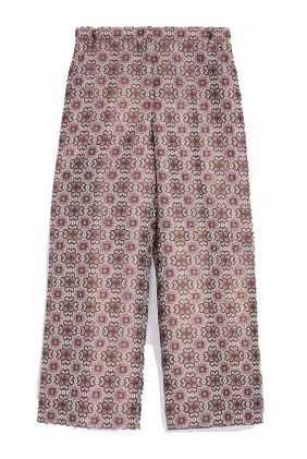 Califfo Cotton-Blend Trousers - Peony 