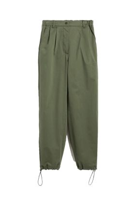 Gitane Satin Trousers - Khaki