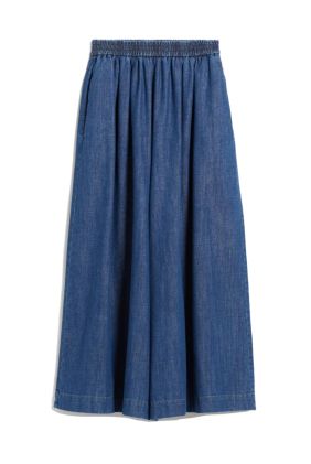 Nupar Wide Leg Denim Jeans - Navy