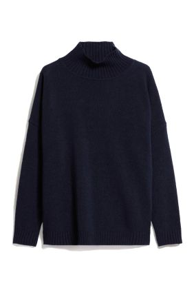 Benito Wool Yarn Sweater - Navy