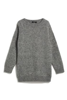 Xanadu Alpaca Blend Sweater - Medium Grey