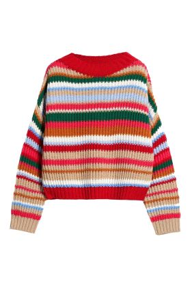 Aladino Wool Yarn Sweater - Multicolour