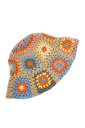 Aggetto Crochet Cotton Cloche Hat - Beige