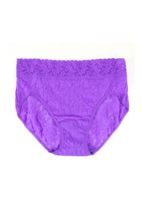 Signature Lace French Brief - Vivid Violet Purple
