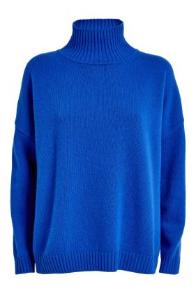 Benito Wool Yarn Sweater - Cornflower Blue
